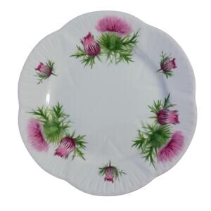 Shelley Thistle 13820 Dainty Dessert Salad Plate 8" Bone China